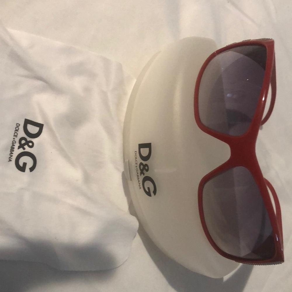 Dolce and Gabbana authentic wraparound shades